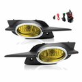 Winjet Fog Lights - Yellow  Wiring Kit Included CFWJ-0317-Y